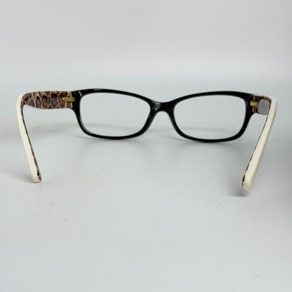 Coach Eyeglasses HC 6078 5336 Black/Ivory Wild Beast Frame 52-16 135 H19857 - Picture 3 of 7